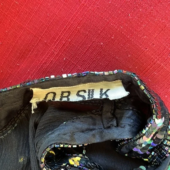 Beaded dress, very fitted..ptp 15 1/2 waist 13in , length approximately 39in - Picture 6 of 8